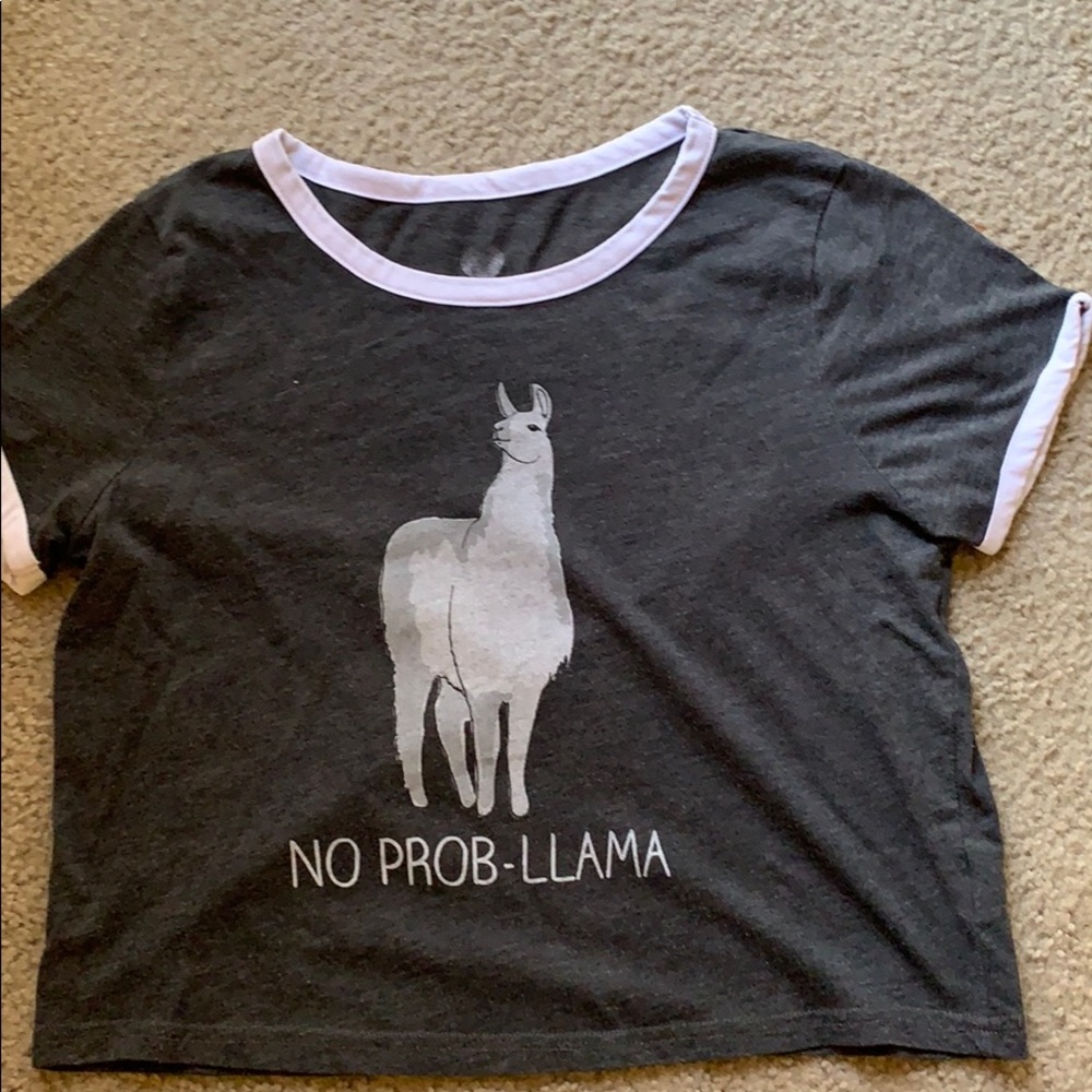 No probllama t shirt